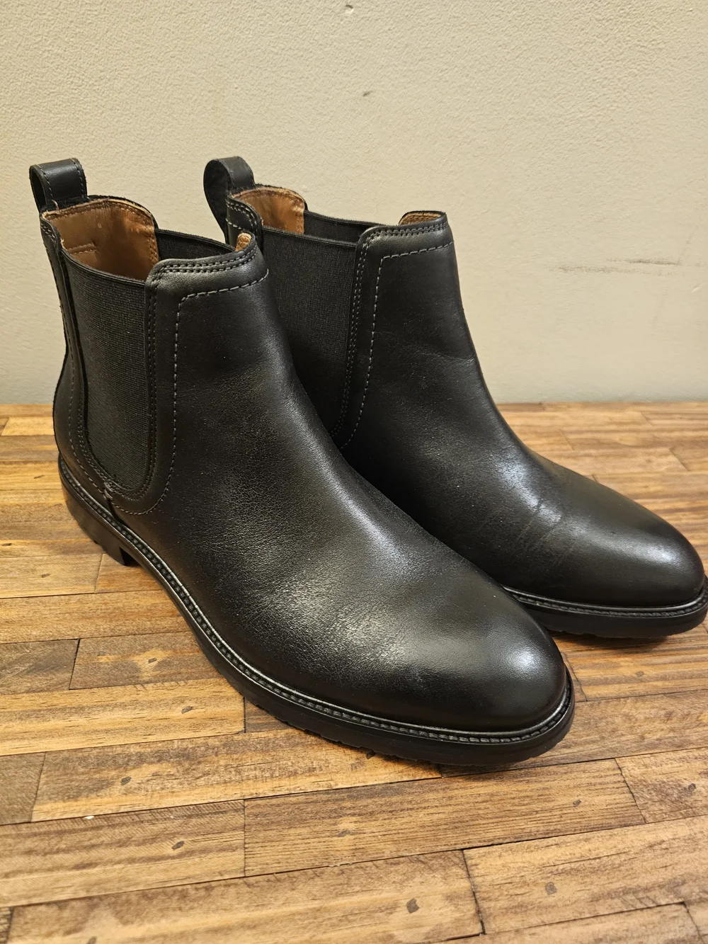 Cole Haan Black Leather Chukka Boots